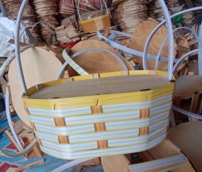 Giỏ quà tết gỗ cao cấp ở biên hoà