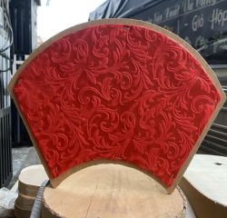 Khay gỗ quạt gấm 