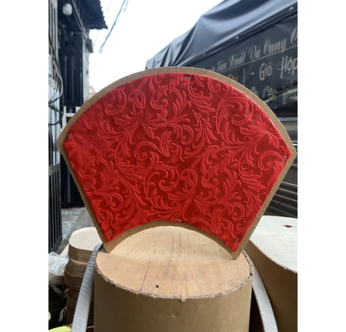 Khay gỗ quạt gấm 